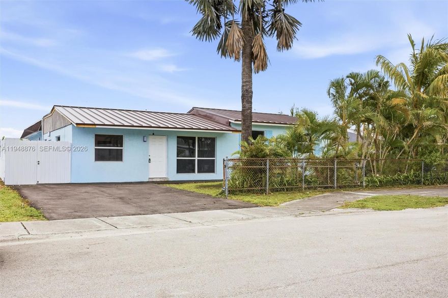 Welcome home to this beautifully remodeled unit! A spacious 2 bed / 1 bath —has been completely renovated with modern finishes throughout. Enjoy brand-new tiles, kitchen appliances, and bathroom amenities, plus fresh paint and a fully fenced property for added privacy. The home also features a huge, shared backyard, perfect for gatherings, relaxing, or letting the kids play. Conveniently located in a quiet neighborhood with easy access to shops, schools, and major roads. This move-in ready property offers comfort, space, and style—schedule your showing today!