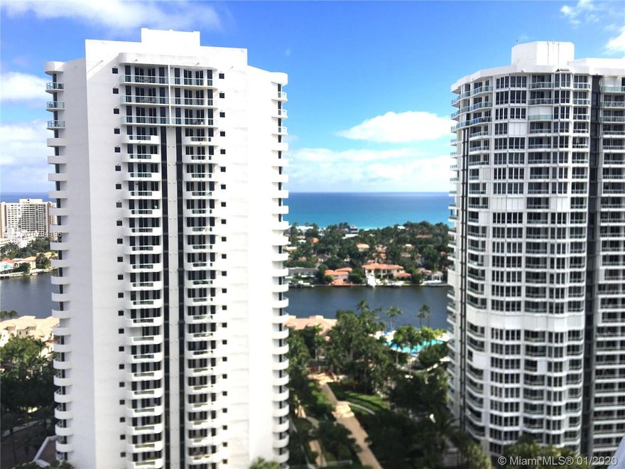 THIS IS IT!!! THE BEST INTRACOASTAL & OCEAN VIEWS AT THE BEST PRICE AT THE POINT OF AVENTURA.  FIVE APARTMENTS PER FLOOR! THREE BEDROOMS TWO BATHS WITH AN EXPANSIVE BALCONY OVERLOOKING THE INTRACOASTAL & OCEAN FROM THIS 25TH FLOOR RESIDENCE.  LOVELY CUSTOM CLOSETS & AMPLE STORAGE.   AIR CONDITIONER & WATER HEATER REPLACED IN 2018 (AS PER OWNER).  RENOVATED HALLWAYS, FRONT DOORS, AND FLOORING ON ALL FLOORS.  ENJOY THE POINT LIFESTYLE WITH A GORGEOUS FIRST CLASS SPA, AMPLE CLASSES INCLUDE ZUMBA, WEIGHT TRAINING, TOP OF THE LINE GYM, DELICIOUS CAFE ON THE PREMISES, WALK TO THE WATERWAYS, POOLS THROUGHOUT,  BARBECUE AREAS, & MUCH MORE!