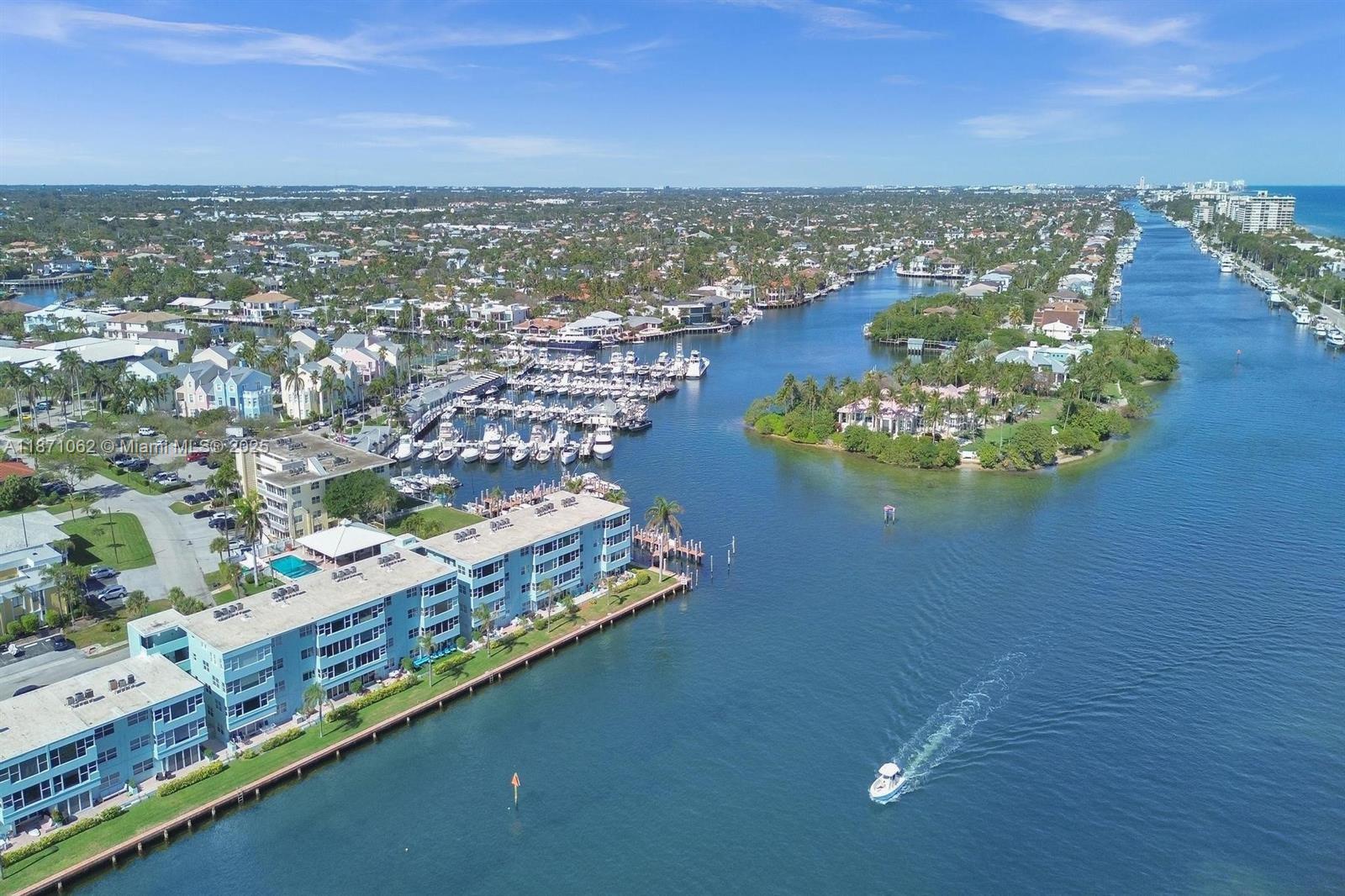Experience the ultimate Florida nautical lifestyle, where boating, fishing, dining and entertainment is only minutes away! Located in desirable Lighthouse Point, this beautiful move-in ready Penthouse condo is sited directly on the Intercoastal Waterway offering spectacular water views and a front-row seat to daily boat traffic, plus incredible sea life! Dockage available right beside the newly refurbished boat docks, or at the popular Lighthouse Point Marina, nestled just steps away! With no fixed bridges, boaters have direct ocean access via the nearby Hillsboro Inlet! Steeped in maritime history, the Hillsboro Lighthouse serves as a beacon of light, providing nautical charm to the surrounding area. Concrete Restoration completed Feb. 2025. New Roof in 2023. Seller Financing Available!
