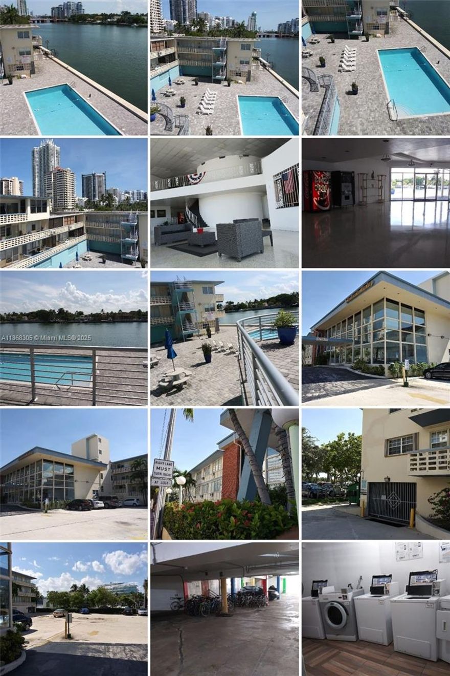 Beautifull Studio Location with Water Views, minutes from South Beach, 1 block from the beach, supermarkets, hospitals, and 10 minutes from Downtown. Completely renovated, 340 Sqft, with one covered parking space, low maintenance, electricity included. Don't miss out on this great place to live.