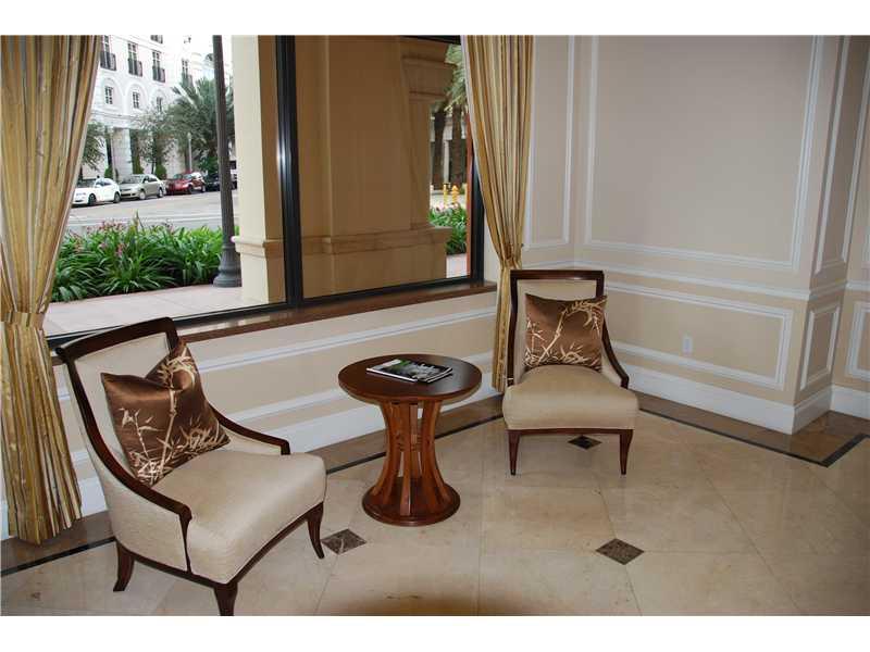 Gorgeous two bedroom, two and a half bath Penthouse unit in Premier Coral Gables building. Walk to Miracle Mile, shopping and dining. Unit features 10 ft ceilings, GE stainless Steel appliances, granite countertops and italian cabinets. Building feature s gym, 5,000 sq.ft. clubroom with billiards, and huge pool deck with hot tub. Unit comes with two covered, assigned parking spaces.