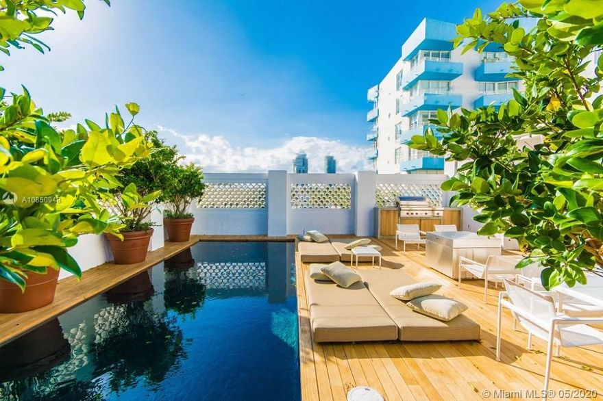 Located across from the beach is the only single family home nestled on Ocean Drive. This one of a kind gem was originally built in 1930 and reconstructed by Todd Glaser. A 3 story home embodying old time charm with modern touches made up of 11FT wide wood plank flooring, Viking, Miele & Subzero appliances, rooftop pool with Ipe wood deck & outdoor gas kitchen, custom wine room and a Crestron smart home system. Experience the privacy within your home while having the exclusive South of Fifth neighborhood right outside your front door. Enjoy South Pointe Pier, indulge in fresh stone crabs at the famous Joe’s Stone Crab, watch the ships pass by as you sit outside at Smith & Wollensky’s as well as some of the world’s hottest restaurants such as Prime 112, Papi Steak and more.