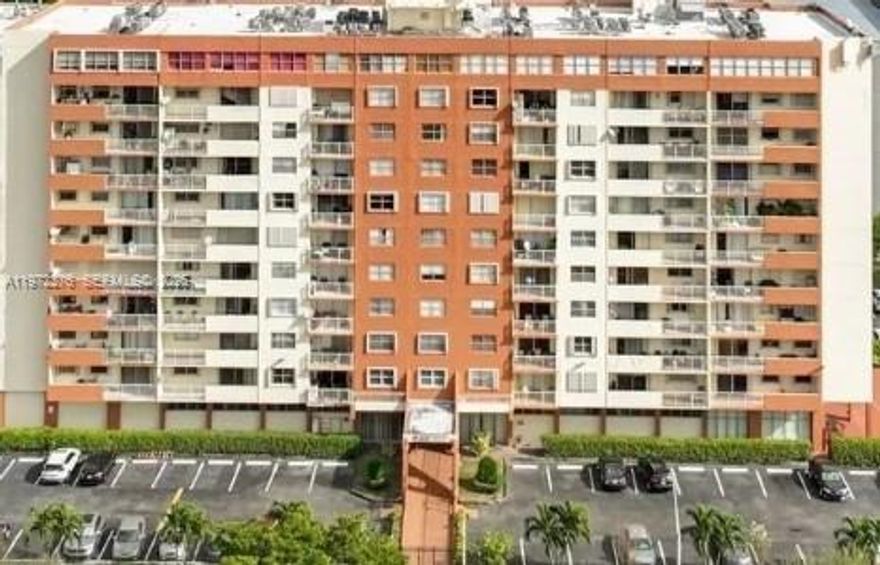 Wonderful 1 Bedroom 1 Bath condo . Centrally located. Tiled throughout. Very spacious with open floor plan. Balcony. 1 parking space. A/C Unit, Water Heater, and Electrical panel are new. Building recently passed 40 year certification. No current assessments. Close to shopping center, Palmetto Express Way, Miami Dade College, and Hospitals. Current tenant occupied through October 26.