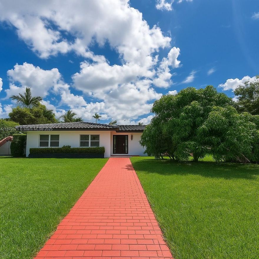 This outstanding large Hollywood Hills house was completely renovated with a designer plan and detail-oriented modern touch, designer light fixtures, swimming pool, outdoor shower and more!!!. Features an open-concept island kitchen with appliances and quartz tops, white shaker cabinets, and one-of-a-kind renovated bathrooms w/ dual sinks, glass enclosures, and high-end vanities and Impact windows. 4 bedrooms with 3 full bathrooms has a pool table and ping pong playroom with an amazing view of the large lap pool and kids' playground. White tile flooring all along, no HOA. Garage was converted into a separate studio with a separate entrance not related to the main house. Available for short term rental or long term. Fully furnished or Partially furnished.