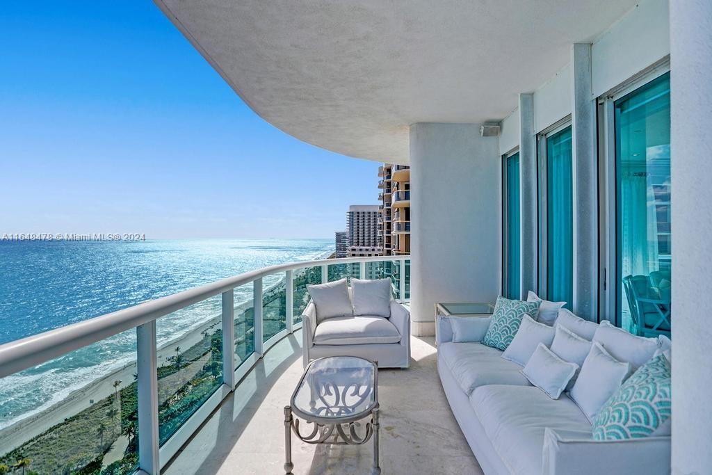 Incredible opportunity to own one of the best penthouses in Bal Harbour. Located in the exclusive Bal Harbour Palace, this SE corner unit has some of the most dramatic direct ocean views. Enter from your private elevator and foyer into this distinctive 3 bedroom, 3.5 bathroom with 3,690 sqft of impeccably finished with custom built-ins, crown moldings, designer kitchen and an enormous terrace that wraps around the entire unit. COMPLETELY RENOVATED. The Building features every amenity from valet parking, swimming pool, tennis courts, spa, beach service and restaurant. Also available to purchase separately is a one of a kind Cabana, about 300 SF with a full shower and bathroom which has an entrance off the pool as well as exit to a patio overlooking the Ocean and Boardwalk.