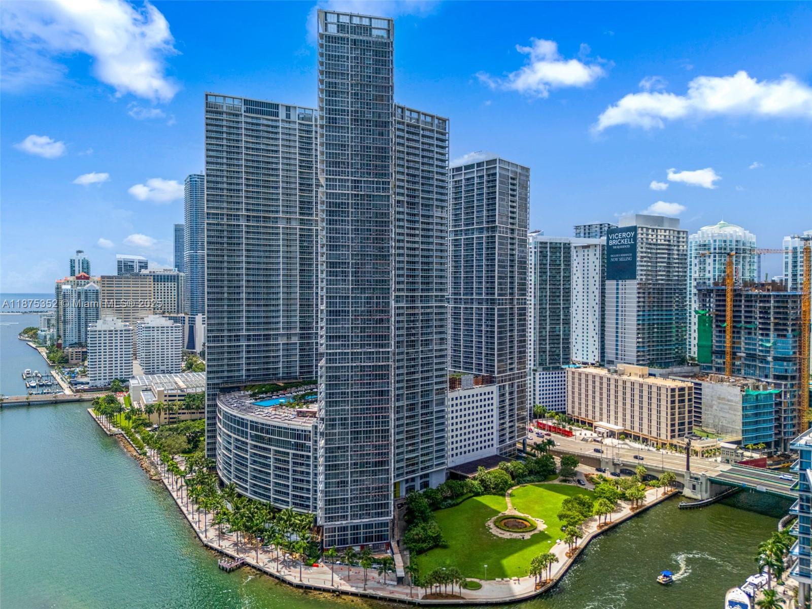 Experience luxury living at its finest in this licensed Airbnb STR at the iconic W Miami Hotel in Icon Brickell. Perched on one of the highest floors, Unit 4902 is a spacious corner residence showcasing stunning water views of Biscayne Bay, the Miami River, and the sparkling skyline. Sold fully furnished with sleek modern décor, this turnkey home is ideal for personal enjoyment or premium rental income. The open layout is light-filled and inviting, designed for comfort and sophistication with walls of glass maximizing the panoramic views. Enjoy world-class W Hotel amenities including rooftop pools, a full-service spa, state-of-the-art fitness center, & award-winning restaurants. Located in the heart of Brickell, Miami’s premier shopping, dining, & nightlife are just an elevator ride away.