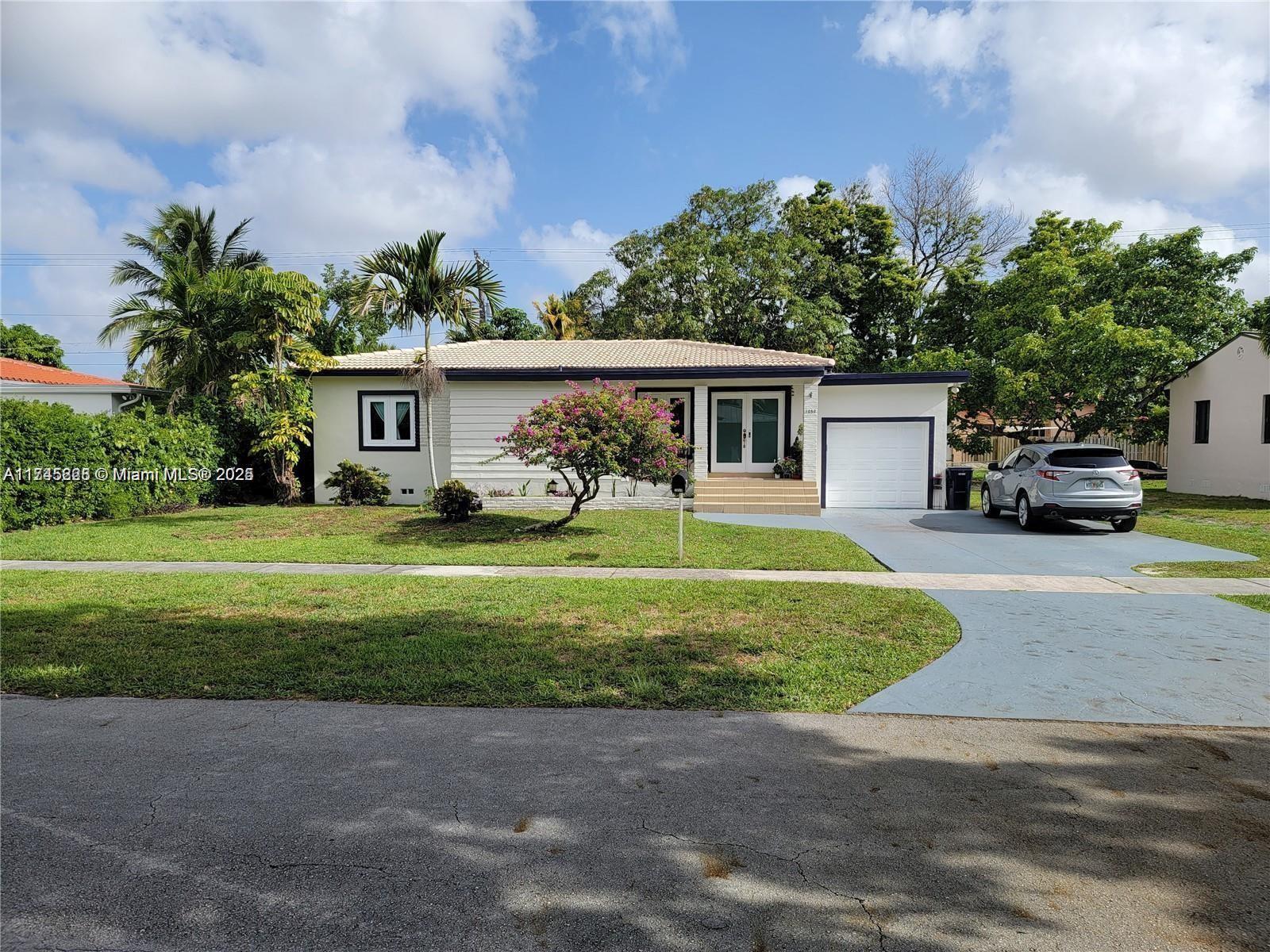 Rental Property at 1050 Falcon Ave, Miami Springs, Miami-Dade County, Florida - Bedrooms: 4 
Bathrooms: 2  - $4,500 MO.