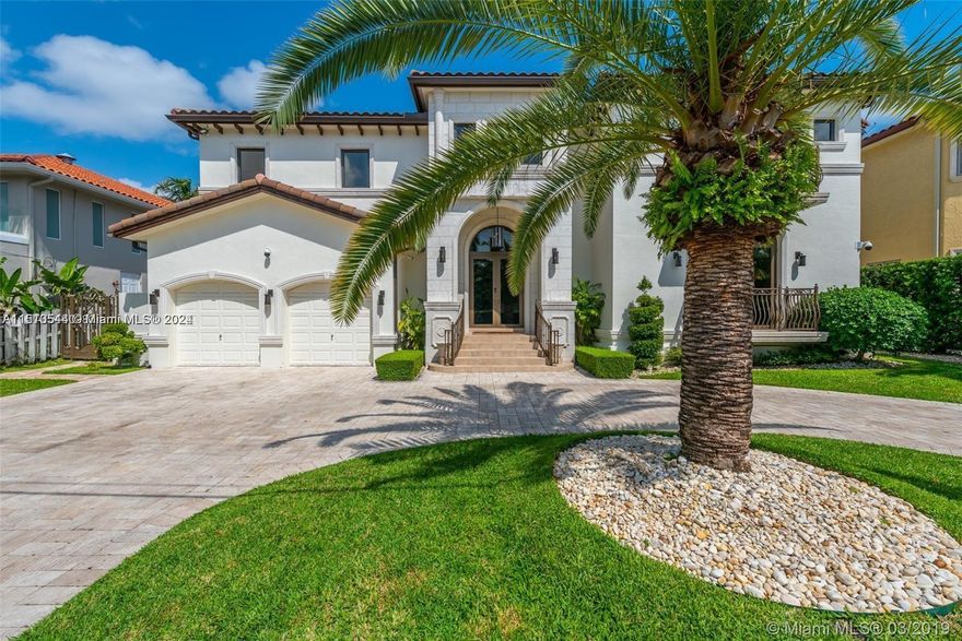 Gorgeous Mediterranean Residence, timeless elegance, this beauty will be loved at first sight! great for entertaining and living the Miami lifestyle, from enjoying Florida magnific weather at your pool or arriving in your yacht to your private 80 FT deck. This house offers everything you dream and more! Beautiful wood paneling on the walls throughout the entire house, workmanship brought from New York.Located in the exclusive waterfront gated community of Eastern Shores, few minutes away from the Sunny Isles beach, Aventura mall, Bal Harbor Shops, about 30 minutes away from both Airports; Miami International and Fort Lauderdale. Limited inventory in the Eastern Shores market, don't wait to schedule your private tour, it will be my pleasure to show you my listing