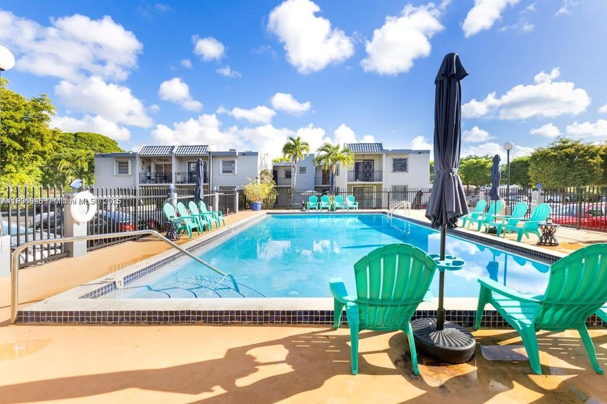 Beautiful 1-Bedroom, 1-Bathroom Condo with a skyline view in Little Gables! Just five blocks from the iconic Calle Ocho and within minutes from Coral Gables, Coconut Grove, Brickell, and the airport. Very close to the beaches.  This unit features 1 nice size bedroom with a walk-in closet, private balcony offering additional living space and city views. The kitchen with a Spanish look. New Roof completed in 2024! Building has successfully passed its 50-year certification. A major accomplishment that reflects its excellent condition! Unit can be rented right away. Gated complex with 24/7 video surveillance. Ideal for professionals, first-time homebuyers, or investors seeking a low maintenance property in a central and high-demand area.