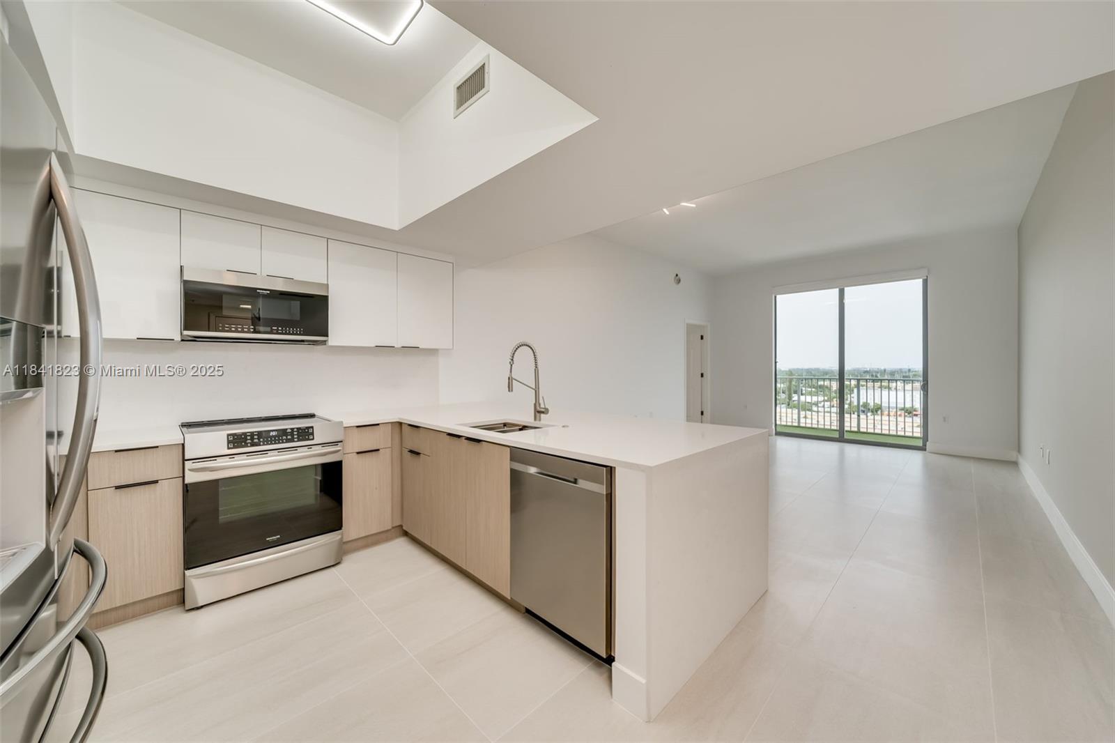 Penthouse floor with high ceilings, Best view from the ocean Sunrise to the west sunsets 180 degrees of skylight views. Totally renovated porcelain tile, custom closets, LED lighting, new kitchen and appliances. Condo offers upgraded interiors, amenities, front desk 24/7, valet parking available for guest and residents (accepting credit cards), impact windows and doors, garage, and best location in the Hollywood Downtown. Walk to Restaurants, banks, market, main street shops and just under 3 miles to the beach and -15 mint from Aventura, Fort Lauderdale and Turnpike and i-595. Available by August 2025