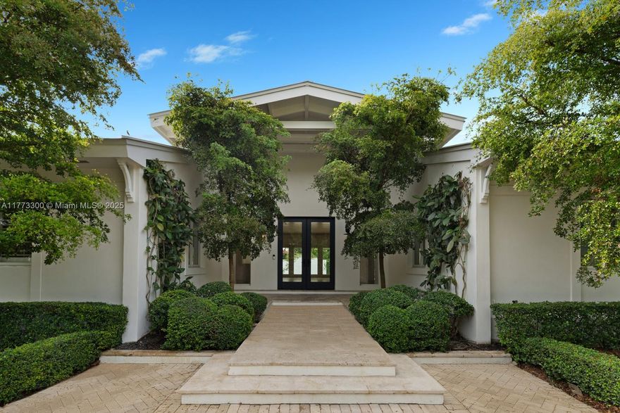 Turn-key home located in the highly sought-after, gated community of Old Cutler Bay. Nestled on a beautifully manicured corner lot, surrounded by mature trees and lush hedges, this timeless single-story residence offers 4 (en-suite) bedrooms, 4.5 bathrooms, and an expansive layout. Upon entry, the vaulted ceiling and an abundance of natural light create a warm and welcoming ambiance. Spacious living areas are enhanced by French doors that open to your private backyard oasis—perfectly blending indoor and outdoor living. Additional highlights include a chef’s kitchen, white oak wood floors, a brand-new roof, and a full-house generator. A must-see opportunity!