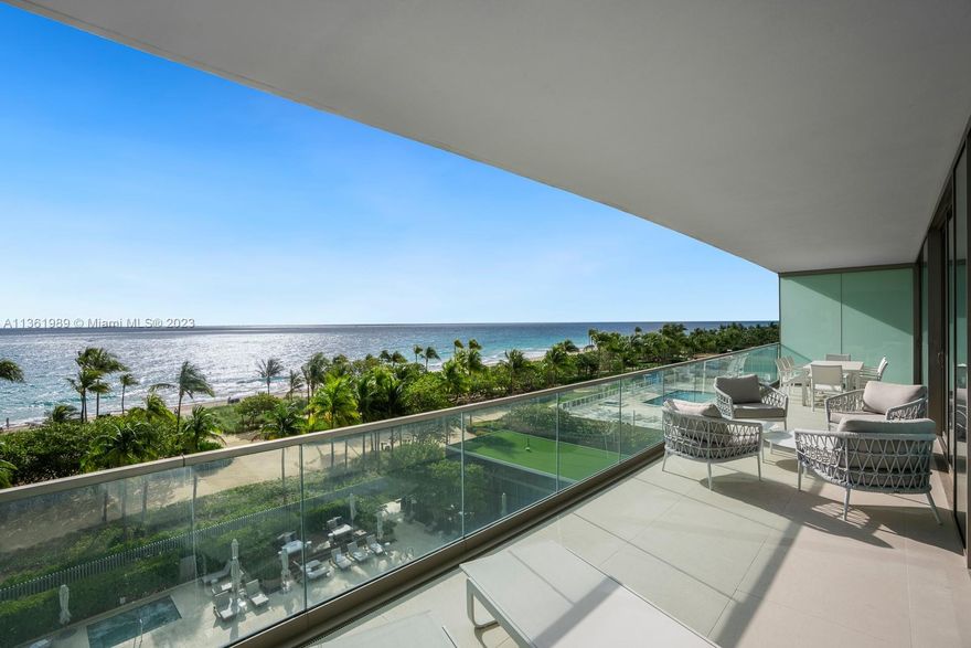 Immaculate beachfront home in the sky at the most sought-after luxury building in prestigious Bal Harbour.

Enter the meticulously renovated Oceana residence through a private foyer that opens up to embrace panoramic ocean views and incredible natural light. Designer finishes and venetian plaster ceilings throughout the 2-bed + den, 3 bath space, showcasing floor to ceiling doors that seamlessly blend to the expansive glass encased terrace. Custom gourmet kitchen with top-of-the-line appliances and oversized island with dining extension. Brand new marble encased bathrooms and walk-in closets.

Resort Style living offers 5-star amenities that include 2 pools, cabanas, full beach services, concierge, and a private restaurant.