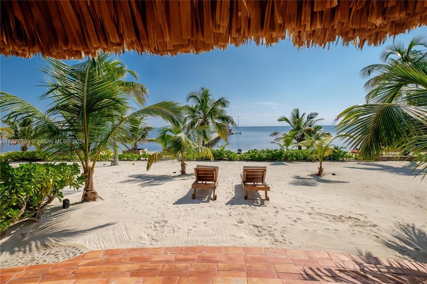 Casa Pisces is a luxurious beachfront estate situated on over 2 acres of lush grounds and white sandy beaches on Ambergris Caye, the largest island in Belize. The estate consists of 9 structures with a total of the 9,000-square-foot, including the main house, 3 guest houses, a caretaker's house, a mechanical house, and a garden house. With 9 bedrooms, 10 bathrooms, 300 feet of beachfront, and multiple private docks, the estate offers an air of peace and tranquility while ensuring full privacy. The estate is located adjacent to the Hol Chan Marine Reserve and the Great Blue Hole, which offer some of the best snorkeling, fishing, and scuba diving sites in the world. The estate is highly desirable as a family compound, luxury boutique resort, health, and wellness spa, or corporate retreat.