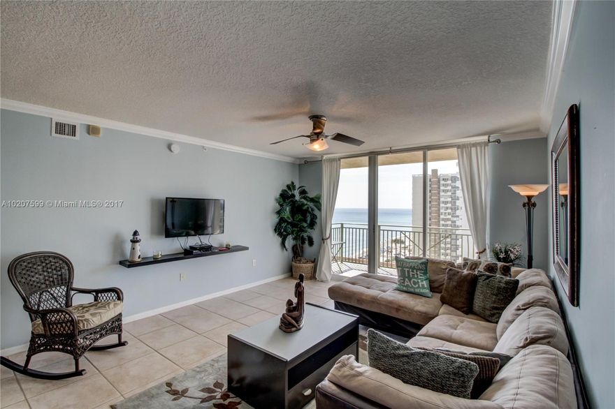 SUPER DEAL!!! $4000 FOR THE MONTH OF FEBRUARY! BOOK TODAY!!! THIS RELAXING 2B/2B UNIT IS ON THE 2ND LINE FROM THE OCEAN AND OFFERS BEAUTIFUL OCEAN VIEWS, SPACIOUS SPLIT PLAN W/ 2 SUITES, DELUXE KITCHEN CABINETRY W/ GRANITE TOPS, TILE FLOORS, MOLDINGS, WASHER & DRYER IN UNIT. ENJOY THE DELIGHTFUL BEACHES OF HALLANDALE & LUXURY AMENITIES; POOL, SAUNA, JACUZZI, TENNIS COURTS, GYM, BEACH SERVICE AND MORE! CLOSE TO GULFSTREAM PARK, HOLLYWOOD BOARDWALK, AVENTURA MALL & DINING & SUNNY ISLES BEACH.
