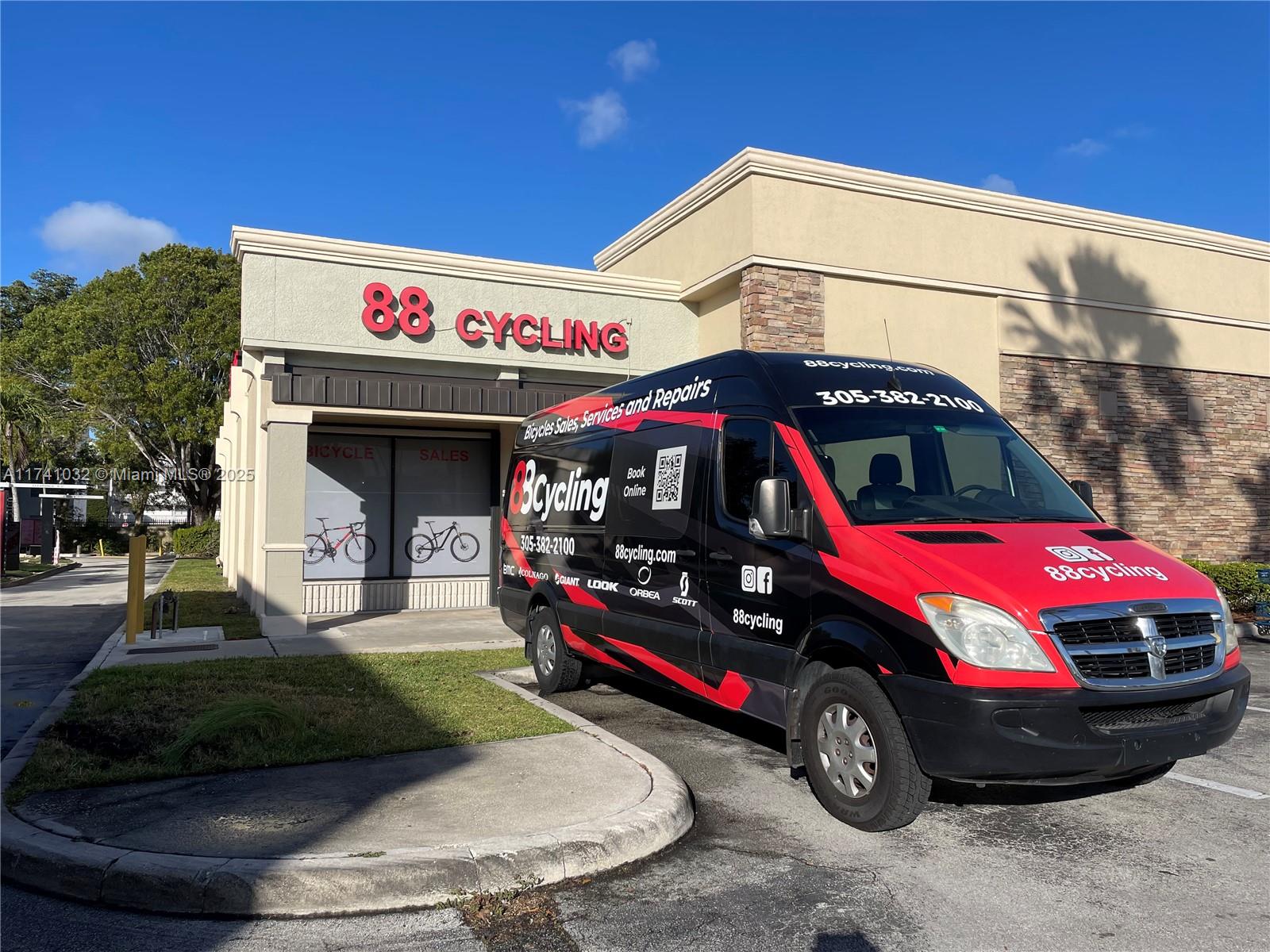 Located in the heart of Kendall, this bike retail store presents a prime opportunity in a thriving, active community. With a growing demand for cycling products, this business is perfectly positioned to serve cyclists of all levels—whether they're casual riders or serious enthusiasts. Carrying recognized, high-quality brands like Scott, Giant, Colnago, BMC, Look, Orbea and more, you’ll offer top-tier bikes and accessories that attract loyal customers. The location offers excellent foot traffic and is surrounded by a health-conscious, outdoor-loving population. This is not just a retail space; it’s a financially healthy business with a strong ROI. The growing cycling market, combined with minimal competition in the area, promises long-term profitability and sustainable growth.