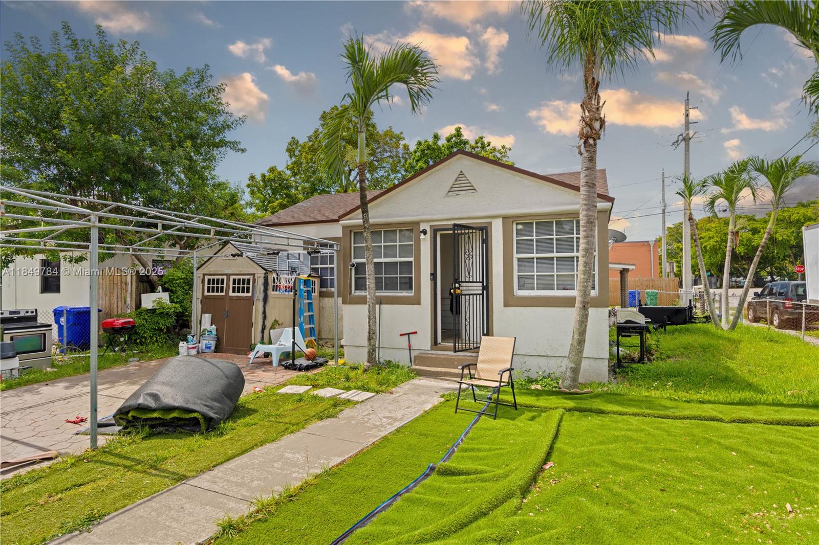 Newly remodeled single family home with studio. Currently tenant occupied, main house is rented at $2,000.00 per month and studio at $1,400.00 per month. Perfect for investors or a single family. Property sits on a corner lot, close to main highways, 15 minutes to Miami Beach, Downtown Miami.