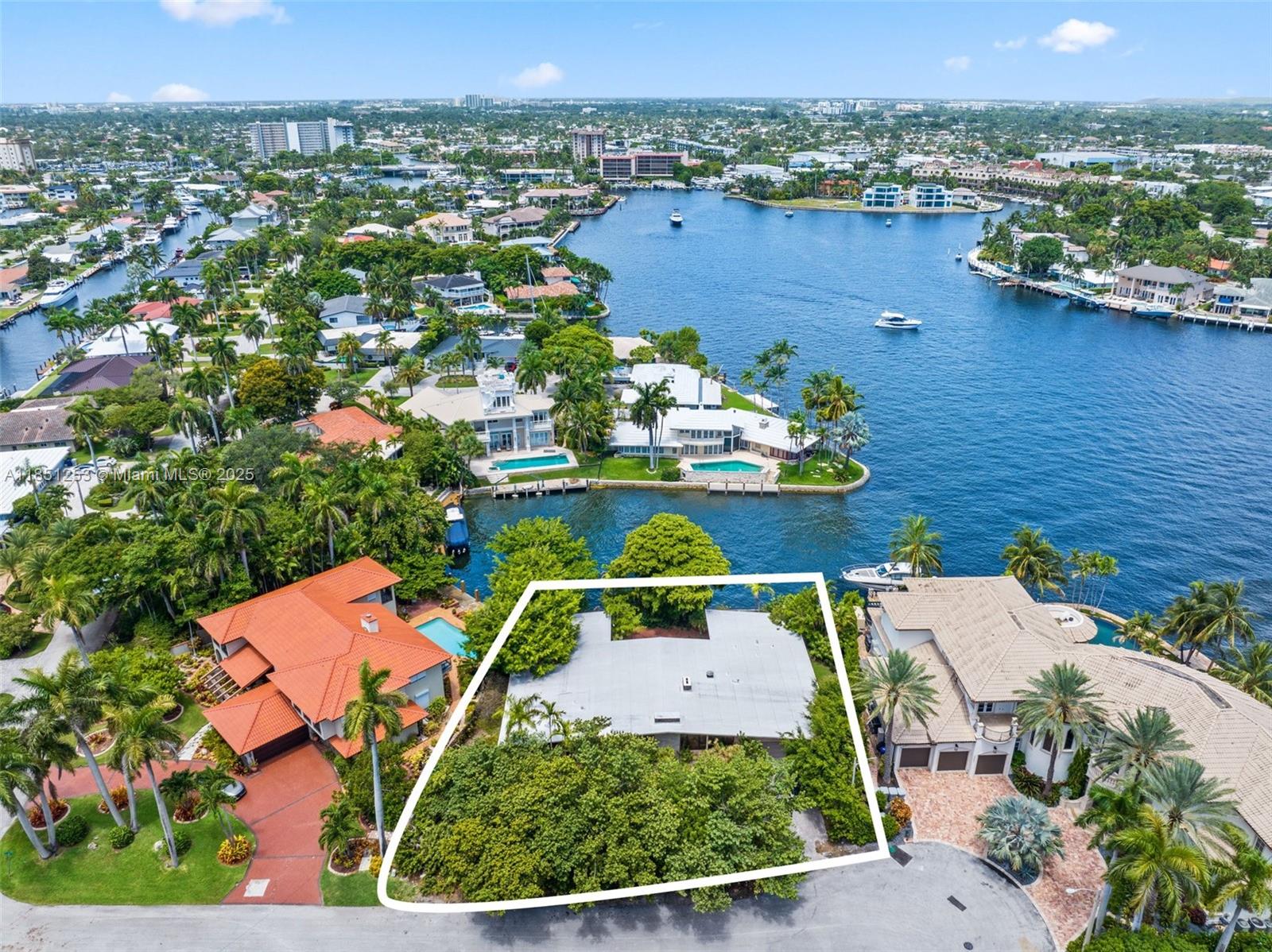 Opportunity Knocks! Reimagine this spacious mid century modern home or knock down and rebuild on over 1/3 Acre of pristine South Florida waterfront. Enjoy some of Florida's best boating and amazing sunsets every afternoon over Lake Santa Barbara from your backyard. Sprawling over 121' of wide, deep water frontage, on a 120'+ canal right off the Lake and Intracoastal. Minutes away from the Hillsboro Inlet, waterfront dining, shopping and the new Pompano Beach Fishing Village. Surrounded by multimillion dollar homes, this property is, without a doubt, the best value for South Florida waterfront living available today!