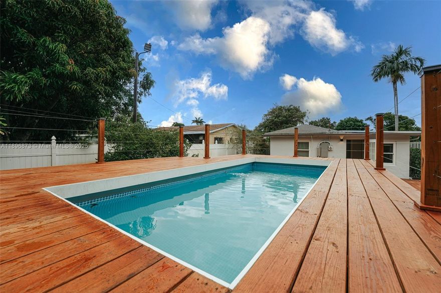 Bright and modern 2-bedroom, 2-bath single-family home just minutes from downtown Fort Lauderdale and the beaches. The home offers an open floor plan, updated kitchen with stainless appliances, impact windows, and in-unit laundry. The large fenced backyard provides privacy and space for outdoor living. Located on a quiet street with easy access to I-95, shopping, dining, and Fort Lauderdale–Hollywood International Airport. Available for immediate occupancy.