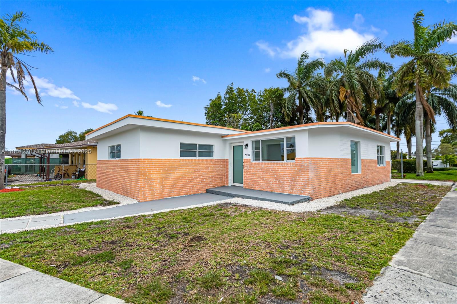 Welcome to your beautiful, SELLER MOTIVATED ESPECTACULAR home in the heart of Hallandale. The property is nestled in a great location, 2 minutes from I-95, only 15 minutes from the airport, and 10 minutes from the beach. This beautiful house has 3 bedrooms, and 2 baths with a bonusroom/office, and is located in a quiet and highly desirable community. Open concept in the great room and kitchen area. Enjoy an ample front and amazing exterior areas. A JEWEL! Come see this great home!