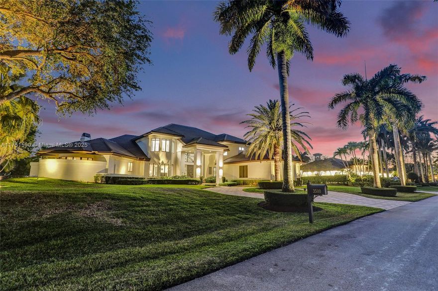 This is more than a home, it’s a luxurious sanctuary where every detail has been carefully curated for comfort, style, & unparalleled elegance. Make it yours! Nestled on a serene 1.15-acre lakefront lot, this magnificent custom-built home seamlessly blends design with impeccable craftsmanship. Boasting 5 spacious bedrooms, 5 opulent baths, plus a den/office & a versatile bonus room. Stunning living & dining areas, gourmet kitchen with only the finest top-of-the-line appliances, & the expansive family room is a true masterpiece. The private master wing offers a serene retreat complete with fireplace, a lavish spa-like bath & a secluded patio. Outdoors indulge in covered patio space & a summer kitchen - all set against the backdrop of an oversized pool & meticulous maintained grounds!