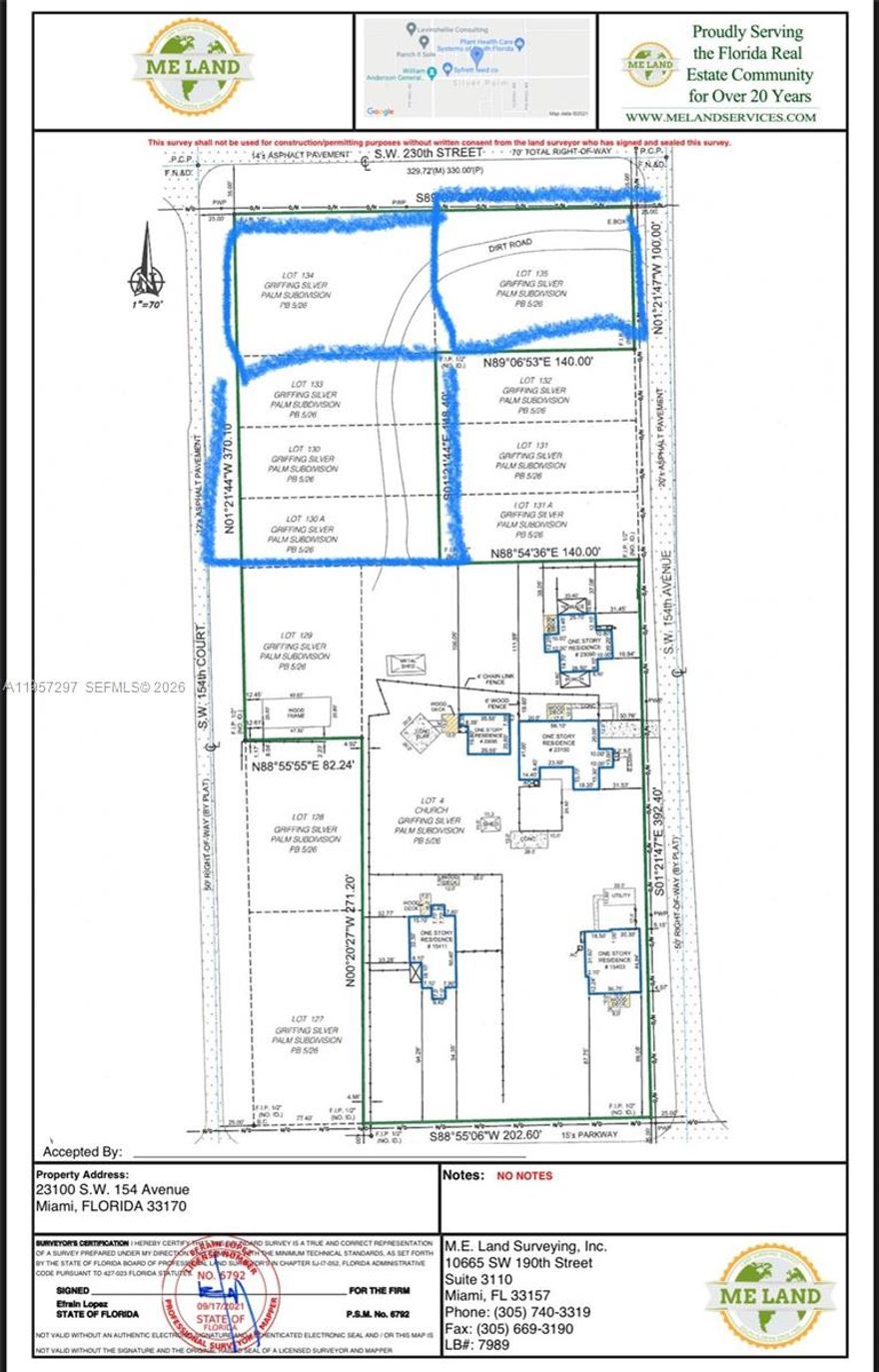 2 buildable lots for sale in prime Redland area. The lots are 100 X 140 and are 290K each. and Miami Dade is getting new folio numbers for them now. This price is not for the entire 1.5 acres.