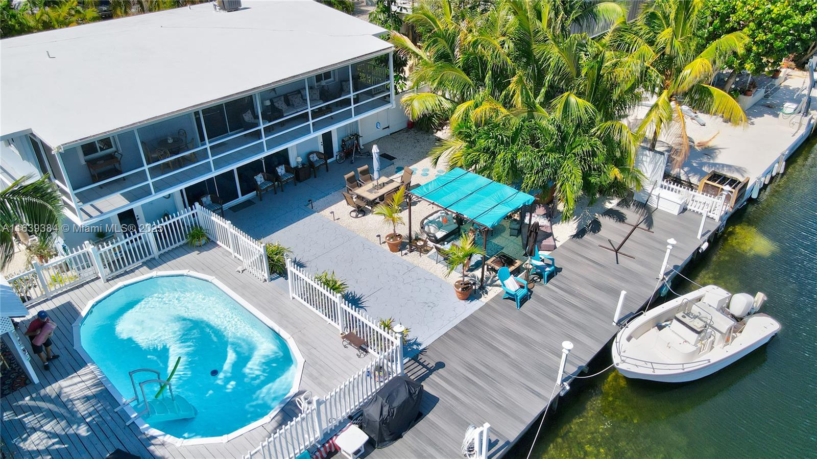 Rental Property at 130 Plantation Ave Upper, Plantation Key, Miami-Dade County, Florida - Bedrooms: 3 
Bathrooms: 2  - $5,000 MO.