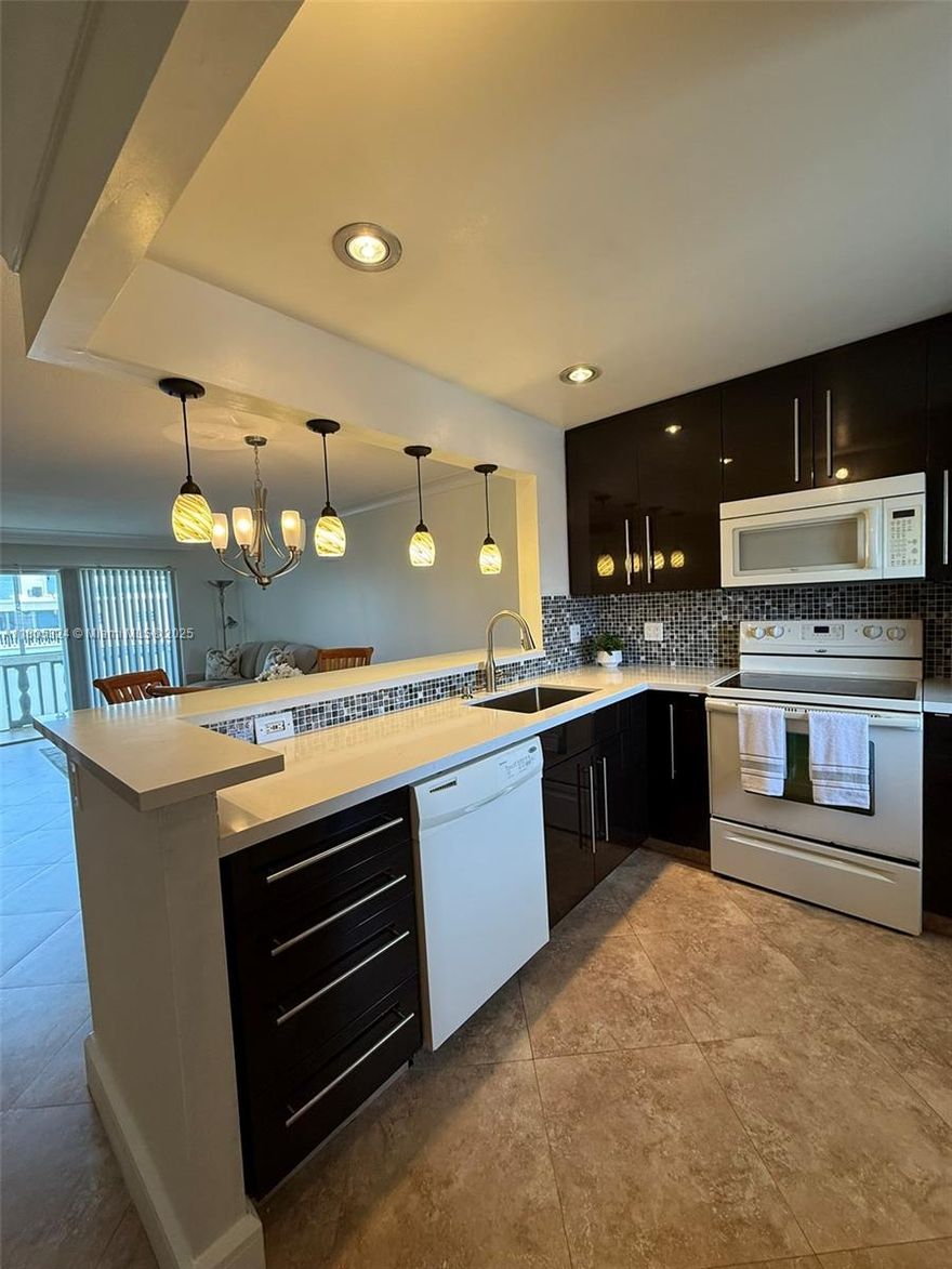 Spacious 1 Bed - 2 Bath Apartment in a Quiet Neighborhood just 5 minutes away from the beach. Featuring a large bedroom with an office space, master and powder bathroom, ample closet space, large kitchen and living room, balcony space and more. The unit includes one assigned parking space and additional storage in the locker room. One of the LOWEST HOA in the area. Amenities includes pool and clubhouse.