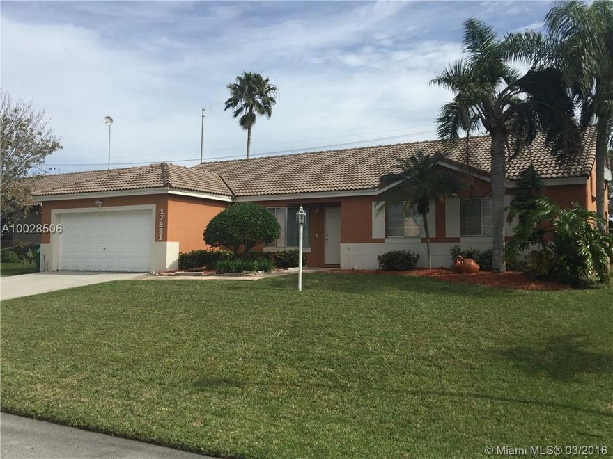 LOACATION-LOCATION-LOCATION- Very well maintained 3 bedroom, 2 bath, 2 car garage with an open and bright floor plan. Close to Miami Zoo. Your clients won't be disappointed once they see this home.