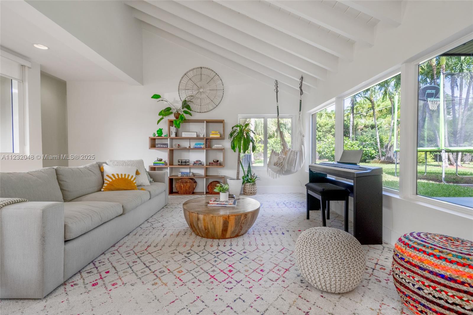 Welcome to Boho House! This home was designed as a welcoming sanctuary space perfect for friends and family. Cook a meal in the chef's kitchen, read a book in the sunken living room or enjoy the garden with fruit trees and trampoline. Located next to the University of Miami, just 28 minutes from the airport, 30 minutes to downtown Miami and 40 to Miami Beach.
