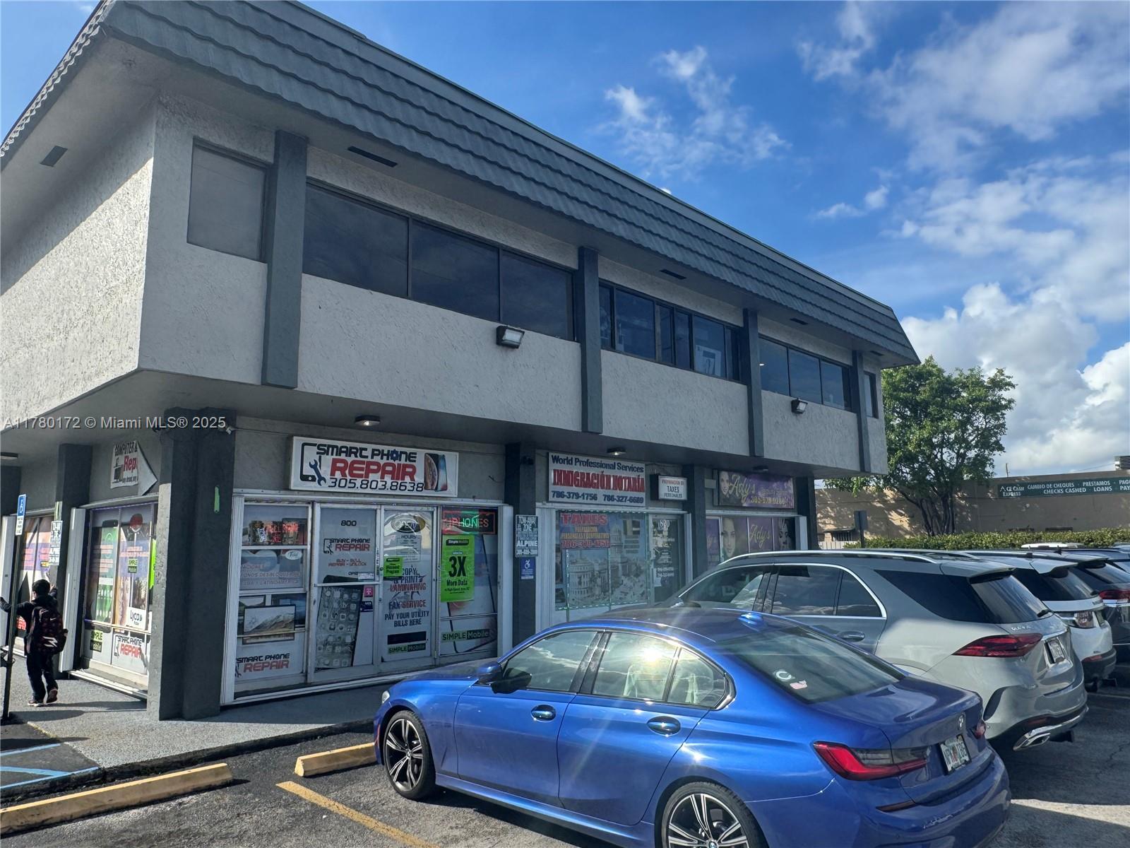 Prime 750 SF 2nd floor office space in an excellent location with plenty of parking. Corner 2 story commercial building extremely well managed and maintained. Lease includes water, electricity and internet service
