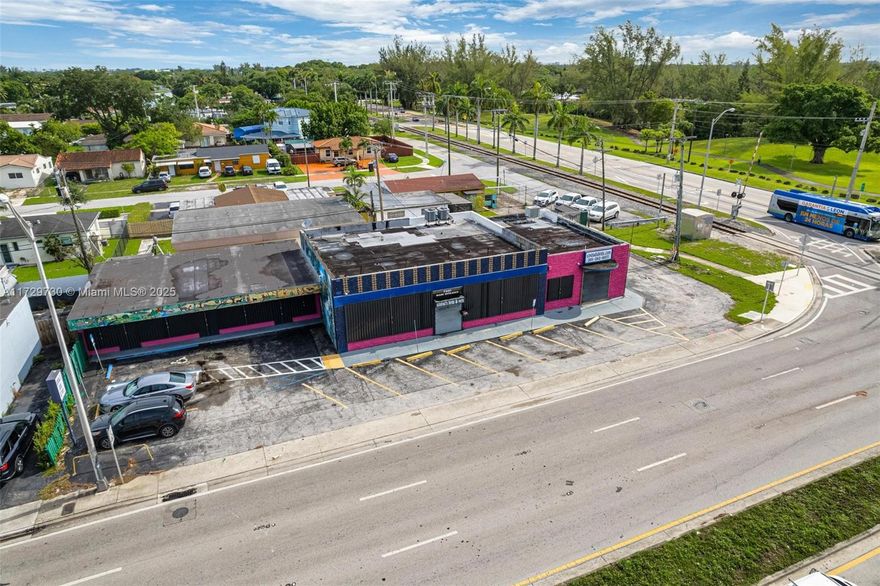 Remarkable investment opportunity at the bustling intersection of Bird Road and SW 72 Ave. This prime site consists of 12,298  SF of land, with a free-standing building of 4,750 SF under AC and ample parking, offering unparalleled potential for commercial development in the highly sought-after West Miami submarket. The property features approximately 140 feet of frontage on Bird Road, providing exceptional exposure for business operators seeking premier retail visibility. Zoned BU-2, this site allows for a wide range of commercial uses, making it ideal for retailers, offices, or mixed-use