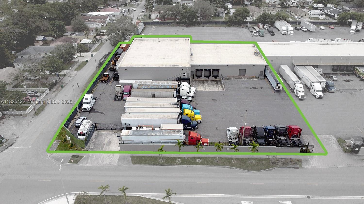Now available for lease: ±23,000 SF warehouse at 2424 NW 46th St, just 2 miles from MIA with access to SR 112, I-95, I-195, I-395, and Okeechobee Rd. Includes ±22,000 SF warehouse, ±1,000 SF office, 3 dock-height doors, 1 street-level door, heavy 3-phase power, and a gated yard up to 145' deep. Features ±11,000 SF racked cold storage area with 3 wet chambers (non-operational; tenant may refurbish), ±5,000 SF dry storage, and ±4,000 SF staging. Clear height approx. 18’. Zoned IU-2. Flexible lease options: warehouse-only or with yard. Ideal for logistics, cold storage, food service, or industrial operations.
