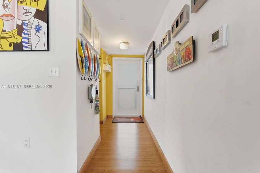 Ditch the cookie-cutter condos for this curated, artsy retreat directly across from the Atlantic. Experience the intersection of high design and coastal living. This fully furnished 1-bedroom residence boasts an "art-first" aesthetic, featuring a blend of vintage MiMo-inspired pieces and contemporary local art, this sun-drenched home captures the true spirit of North Beach. Wake up to the sound of the birds and enjoy your morning espresso in a space designed for creative inspiration. Original architectural details, washer / dryer, parking space, extra storage and a lush, "endless summer" vibe make this the ultimate NOBE sanctuary. This isn't just a rental; it’s an experience. Easy to show!