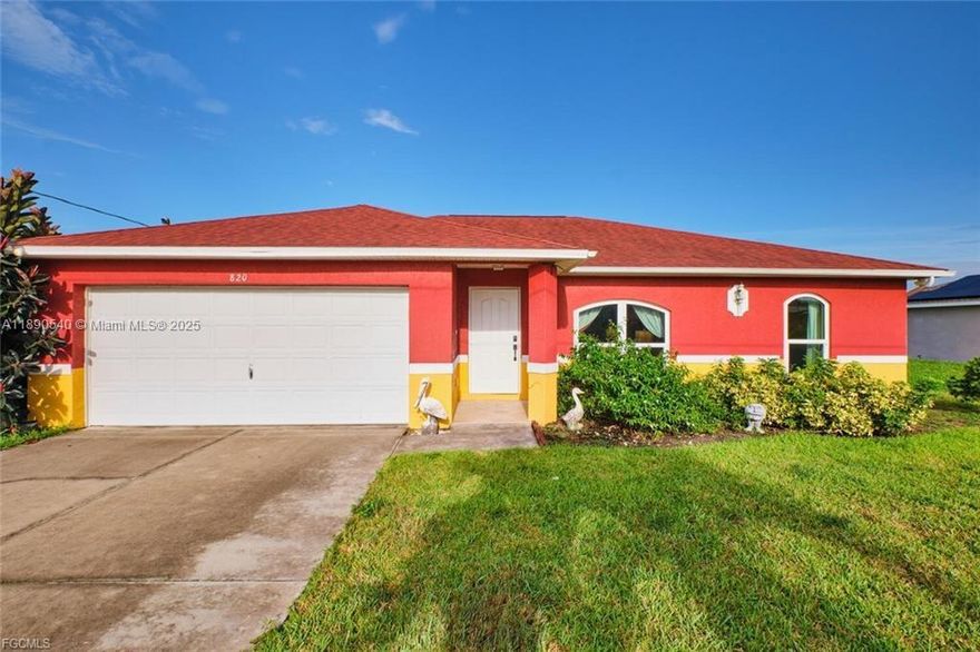 Discover the charm of this 3 bedroom, 2 bathroom Fort Myers home, offering 1,422 sq. ft. of thoughtfully designed living space. The open split-bedroom floor plan creates a welcoming flow throughout, and updated windows provide peace of mind along with added comfort and efficiency. The primary suite offers a private retreat with a walk-in closet and en-suite bath, while two additional bedrooms are perfect for family, guests, or a home office. Step outside to a spacious backyard with room to create your own outdoor oasis — whether that’s a pool, garden, or play space. Situated on a quarter-acre lot with no HOA fees, you’ll enjoy the freedom of ownership in a quiet neighborhood that’s still close to everything.
