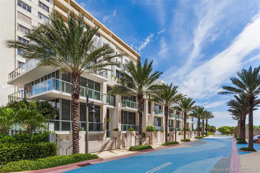 Beautiful newly constructed elegant and contemporary five story town-home on the ocean. Amazing ocean views with direct access. Grand 10ft ceilings, glass elevator, rooftop terrace with plunge pool and summer kitchen. Featuring modern touches, top of the line appliances, designer finishes through-out the home, no details were spared. Within walking distance of the Bal Harbour Shops, boutiques and great restaurants; exemplifying Florida living at its finest. Visit us! Sales model open!