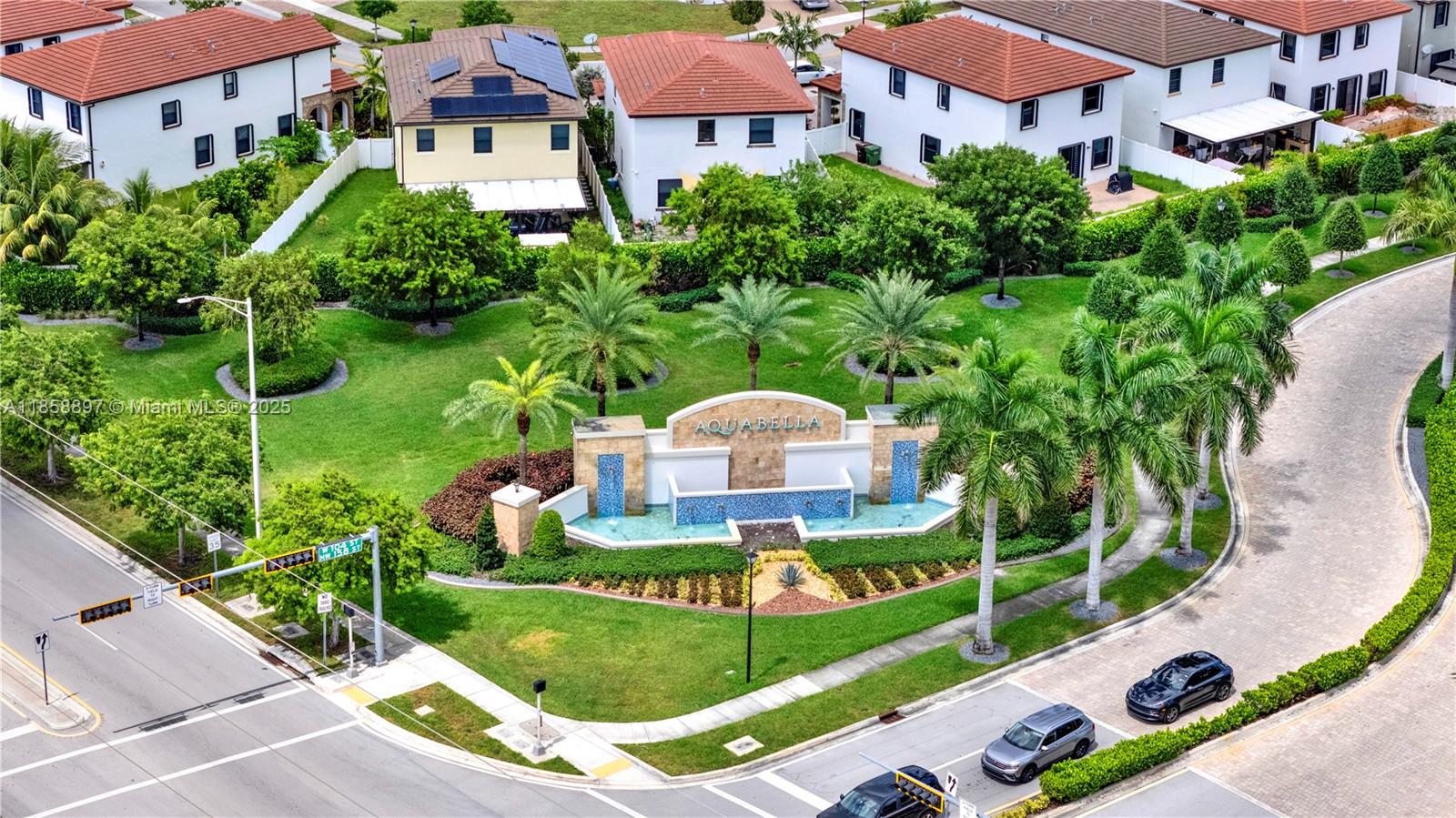 Enjoy privacy and comfort in this charming townhouse located in the desirable Aquabella Community. One of its highlights is the spacious green recreational area in front of the property, providing a unique sense of tranquility. Inside, you’ll find brand-new vinyl floors, modern and easy to maintain. Residents enjoy resort-style amenities including a pool, dog park, children’s playground, and plenty of guest parking. With excellent access to major highways, schools, shopping centers, and restaurants, this property is ideal for families seeking quality of life as well as for investors looking for high rental demand.
