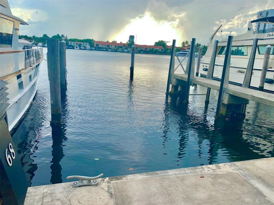For Rent: 90’ x 22’ Boat Slip at Waterways Marina. Secure, gated marina with hurricane-protected basin, deep water, and no fixed bridges for direct ocean access. Long-term rental only; no liveaboard or charters permitted. On-site dock master, ample parking, and 24/7 security. Prime location near shopping, dining, and Turnberry Isle Country Club. Sales tax additional.