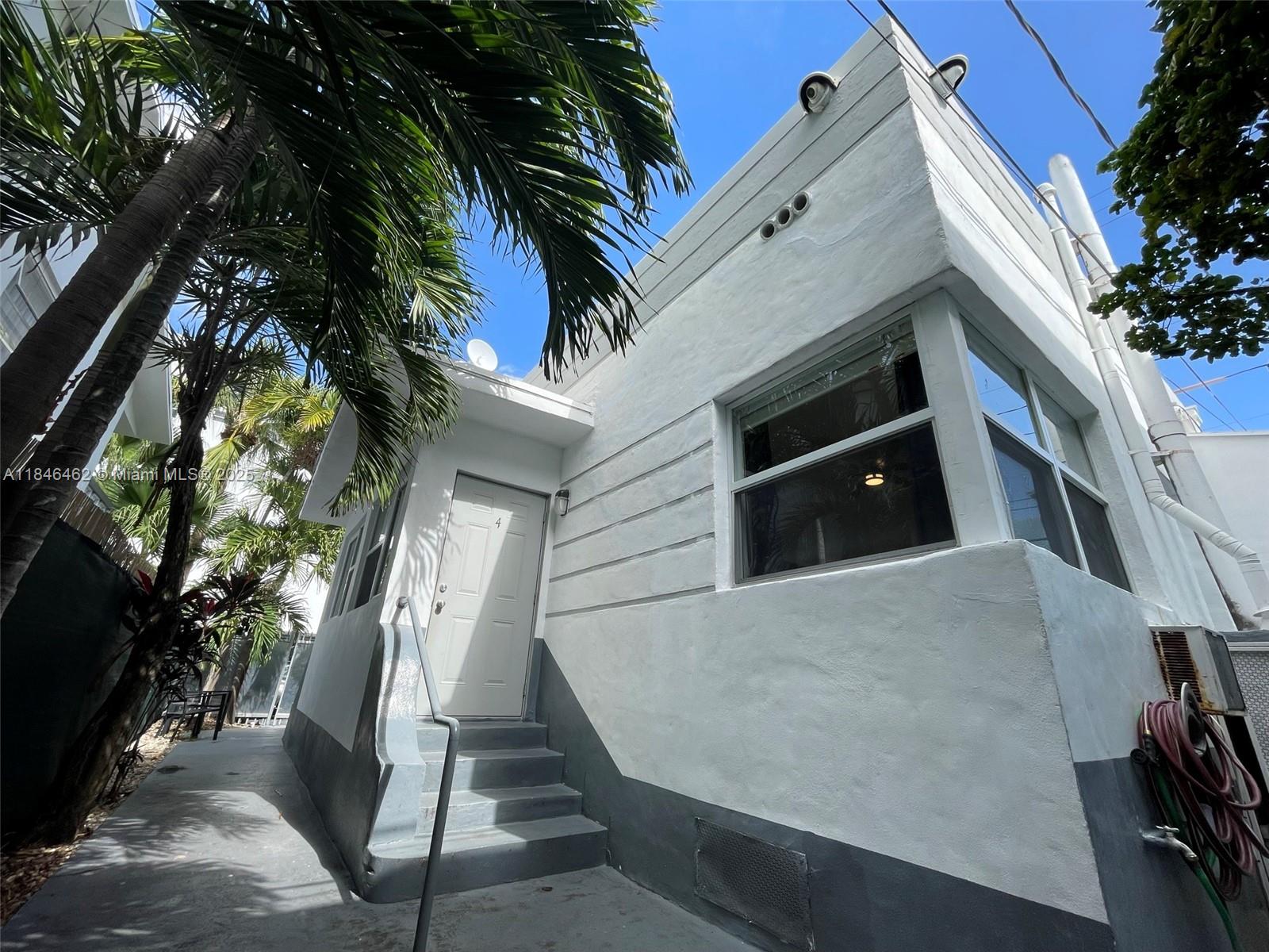Welcome to South Beach living! This beautifully renovated, fully furnished turn-key studio is located in a classic Art Deco quadplex, nestled in the heart of the historic district. Just minutes from the beach and surrounded by world-class shopping and dining along Washington Ave, Collins Ave, Ocean Dr, and Alton Rd. Enjoy the convenience of onsite coin laundry and added peace of mind with security cameras throughout the property. Move-in ready with flexible lease options from 6 months to a year—schedule your tour today!