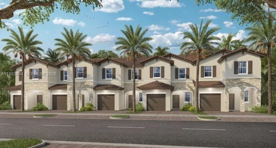 This new two-story townhome design is both stylish and comfortable. The first floor features an open dining room that merges into the modern kitchen and family room with sliding-glass doors to the patio for indoor-outdoor entertaining. The second floor hosts all three bedrooms, including a luxe owner’s suite with a coffered ceiling, private bathroom and walk-in closet. A one-car garage completes the home.

Prices, dimensions and features may vary and are subject to change. Photos are for illustrative purposes only.