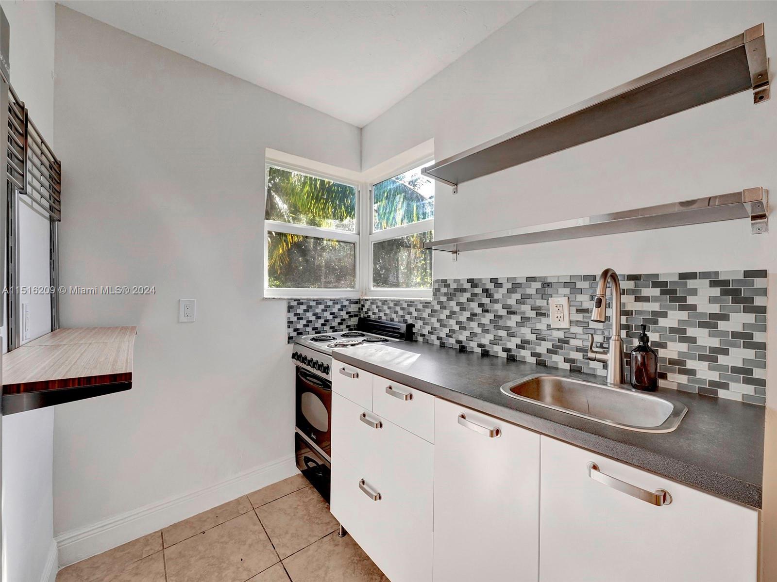 Large studio with private patio space in a beautifully landscaped and maintained community.  Lots of natural light throughout, new AC, updated kichen, windows, blinds and hurrican impact door. Located in Upper East Side where you have lots of awesome restaurants and easy to get to Design District, Midtown, Miami Beach..