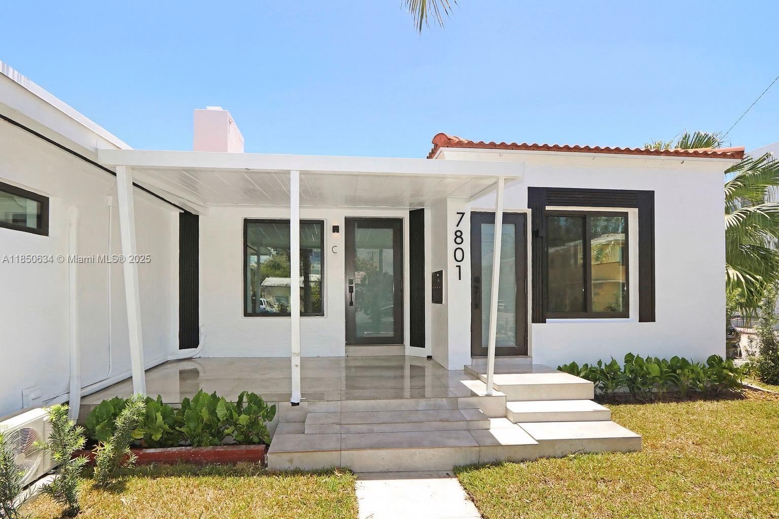 Gorgeous, spacious, completely remodeled 2 bed / 1 bath steps from the beach! This unit offers high, vaulted ceilings with brand-new impact windows, upgraded plumbing/electrical, modern kitchen with premium finishes, stylish bathrooms, new AC and new flooring throughout. Walk to the ocean, restaurants, and shops while enjoying the comfort of a like-new boutique building. Laundry on site. These units will not last long. Act quickly! First, Last and Security Required. With good credit and income, last month rent can be eliminated from up front requirements.