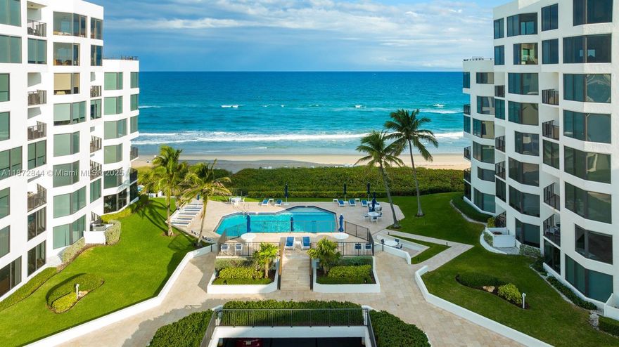 TWO STORY SPACIOUS CONDO THAT FEELS LIKE YOUR PRIVATE HOME ON THE BEACH. THE UNIT IS BEAUTIFULLY RENOVATED AND PERFECT FOR RETIRMENT OR INVESTMENT. THE BUILDING HAS DONE ALLTHE MILESTONE AND REQUIRED WORK. FULLY RESERVE FUNDS AND FINACIALLY SOUND.
HEATED SALT WATER POOL GREETS YOU AND THEN WALK TO YOUR PRIVATE BEACH.
TOWN OF HIGHLAND BEACH IS THE THREE MILES PARADISE.
BEAUTIFUL PARK ON A1A BELONGS TO TOWNHOUSES OF HIGHLAND BEACH AND BOAT PARADE IS FANTASTIC.ENJOY BREATHTAKING VIEWS OF SUNSET AND SURISE OVER THE OCEAN FROM YOUR PRIVATE BEACH.
JUST A FEW MINUTES TO DELRAY BEACH FOR FUN AND ENTERTAINMENTAT ATLANTIC AVE.
A FEW MINUTES FROM BOCA RATON MIZNER PARK WITH CULTURAL EVENTS AND MUSEUMS.
UNIT IS EQUIPPED WITH IMPACT WINDOWS.
THE UNIT HAS ONE PARKING SPACE AND A STORAGE BIN.