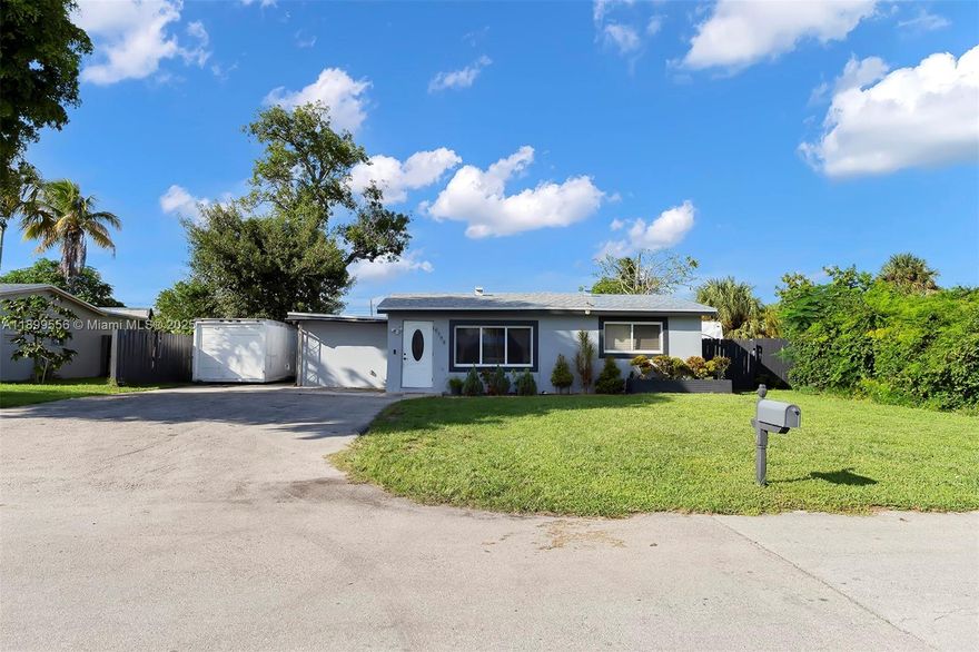 exceptional residential opportunity in the central Margate, Florida area. This meticulously maintained property offers immediate occupancy.

The residence has undergone significant enhancements, ensuring both aesthetic appeal and structural integrity. Key upgrades include a recently installed, brand-new roof and state-of-the-art impact-resistant windows, contributing to enhanced energy efficiency and security. The interior boasts a contemporary, fully remodeled kitchen, thoughtfully designed with modern finishes 
Accommodations comprise three well-appointed bedrooms and two full bathrooms, offering ample space for diverse living arrangements. The exterior features an expansive backyard, presenting an ideal environment for outdoor leisure, family gatherings.