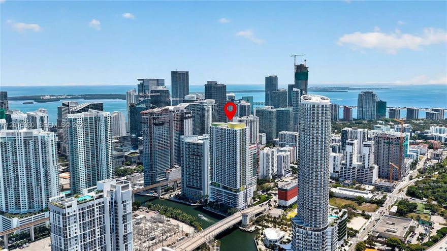 Experience elevated riverfront living at Latitude on the River, ideally positioned in the heart of Brickell. This sophisticated 2-bedroom, 2.5-bath residence showcases a bright, open-concept design with floor-to-ceiling glass and seamless indoor-outdoor flow. A spacious private terrace—accessible from every room—frames breathtaking views of the Miami River, skyline, and port.

Refined interiors feature generous living spaces, high ceilings, and a layout designed for both comfort and entertaining. Residents enjoy a full suite of amenities including a fitness center, a soon to be brand new pool, club lounge, and 24-hour concierge and valet services.

Perfectly located just steps from Brickell City Centre, world-class dining, and vibrant nightlife, with convenient access to I-95 and Miami International Airport. A rare opportunity to own in one of Miami’s most dynamic waterfront communities!