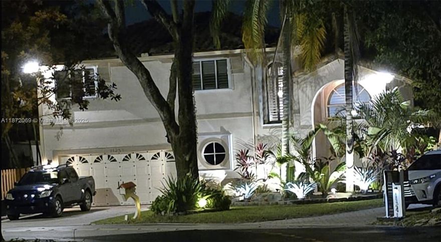 Beautifully maintained two-story home in Cooper City, thoughtfully upgraded with modern technology for comfort and convenience. This residence features a newer roof and elegant plantation shutters, provided both style and peace of mind. The upgraded kitchen comes with newer appliances and master bedroom  comes with custom closet racks. For enhance security, the home is equipped with  a Ring cam, Ring Doorbell Pro, MyQ garage with cam, Ring chines, MyQ entry keypad with cam, Google Nest smoke & CO alarms, and an in-home smart scent system. Additional upgrades include Malibu wired lighting, garage storage racks with wood flooring tiles, wood tile patio flooring, and wood flooring throughout the second floor. This home offers a perfect blend of comfort, and modern living