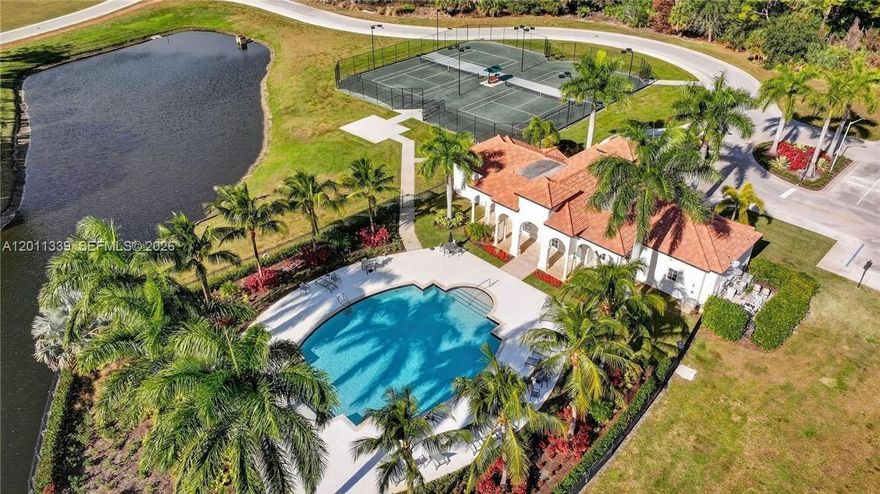 Welcome Home to a bright and airy home perfectly situated on a private preserve with long lake views. This 3-bedroom, 2-bathroom gem combines modern luxury with serene natural surroundings. Home Features:
Open-concept living with soaring 11' ceilings and natural light throughout. Gourmet kitchen with 42" cabinets, quartz countertops, natural electric cooktop, and all appliances included. Hurricane impact windows for safety and peace of mind. Wood-look tile in main living areas and throughout  for a warm, contemporary feel. Covered patio perfect for relaxing or entertaining.
Community Amenities:
Boutique community of approximately 317 homes
Tennis courts, fitness center, and swimming pool
Prime location: 15-18 minutes to Downtown Stuart and Jensen Beach, 20-25 minutes to beautiful beaches
Experience the perfect blend of modern comfort, privacy, and convenience in Rivella – a community designed for those who appreciate quality and lifestyle.
