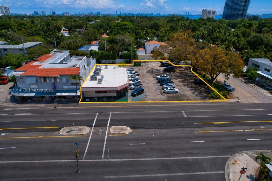 Prime Development Opportunity with Existing Income

Exceptional opportunity to acquire a 24,480 SF development site in one of Miami’s fastest-growing corridors. Located directly on Biscayne Blvd, this property offers high visibility, strong traffic exposure, and significant upside potential.

The site is currently home to the well-known “Jimmy’s” restaurant, a recognized local landmark, providing immediate presence and potential holding income while planning redevelopment.

Zoning: Dual zoning T5-O & T3-L
Development Potential: Approx. 36 residential units (subject to setbacks and regulations)
Height Allowance: Up to 3 stories / 40 ft (principal structure)
Ancillary Structures: Up to 2 stories, not exceeding main building height
Density & FAR: No traditional limits applied
Use: Mixed-use development permitted

Miami 21 zoning (Article 4, Table 3) allows a wide range of uses including residential, retail, office, and hospitality making this site ideal for a boutique mixed-use project or residential development.

Strategically positioned in a rapidly evolving area with ongoing growth and redevelopment, this property offers a rare combination of location, flexibility, and income in place.