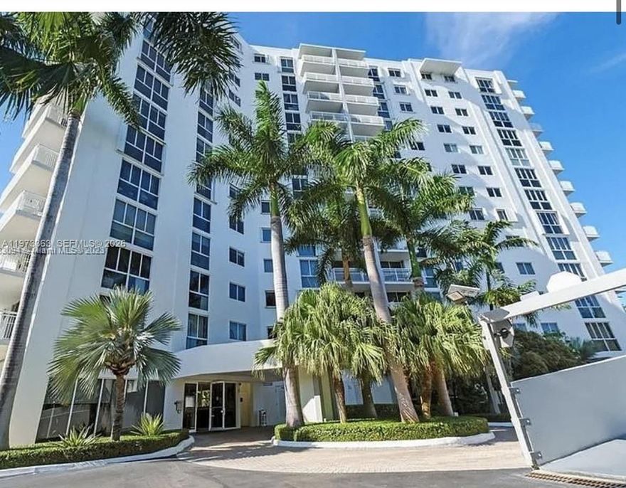 Beautiful first-floor 2BR, @BA in a full-service building with 24-hour doorman, on-site management, pool and gym.  Includes 1 assigned parking space.  Prime location directly across from Trade Joe's and just minutes to Whole Foods, Sunset Harbour, the Venetian Causeway, dining, shopping and  more.  Some photos virtually staged.