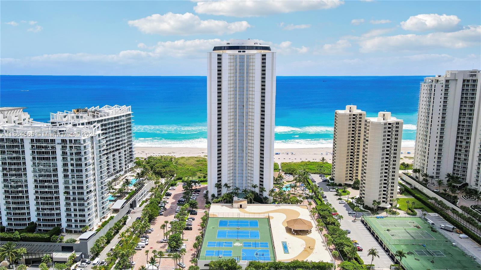 2026 Seasonal Rental Oceanfront Penthouse. Turnkey 2BR/2BA condo with direct sweeping Atlantic views, full in-unit laundry, gourmet kitchen with custom Sycamore cabinetry, spa-style baths, motorized blinds and hurricane impact glass sliders. Renovated and designed for comfort and convenience. Tiara amenities include 24-hour staffed lobby and gate, valet, pool, jacuzzi, sauna, 2 fitness centers, tennis, pickleball, basketball, poolside cafe, grills, private boardwalk to beach with rental gear available and rooftop lounge restaurant. Conveniently close to PBI airport, shopping, dining, golf and more! Rental rates based on lease duration. 1445 living sq ft