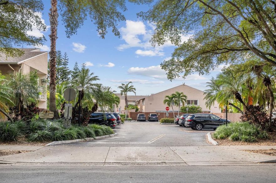 Locate at West Kendall area, only few blocks from Baptist Hospital, Home Depot and many other stores and well know restaurants.  This is a great corner unit with a lot of natural light during the day. The Unit has accordion Shutters, the kitchen and master bathroom remodeled. In front of the community is a great recreational park and few steps is a Public Library. Very close to Kendall Drive.
Outside the Unit is a storage room. Definitely this is a very good option for a Home or even as an investment property.